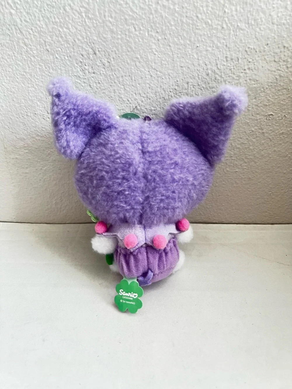 Sanrio Kuromi Limited Edition Four-Leaf Clover 6” Plush Toy Bag Charm‎ Kawaii